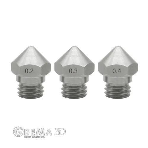 Дюзи за екструдер Дюза за екструдер МК10, 0.2 - 1.0 мм от неръждаема стомана